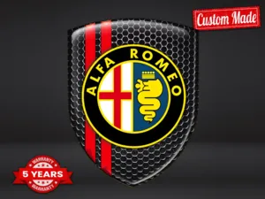 Alfa Romeo Vinilos Ventana Coche Tuning Lujo Personalizable